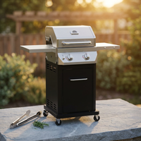2 Burner Propane Gas Grill in Black — Studio Shot
