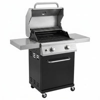 2 Burner Propane Gas Grill in Black — Studio Shot