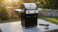 2 Burner Propane Gas Grill in Black — Lifestyle