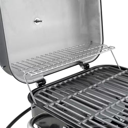 2-Burner Retro Portable Propane Gas Grill in Black