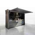 Outdoor Kitchen BBQ Pod Built for All-Weather Cooking, 304 Stainless Steel, Moisture Resistant, Modular Design