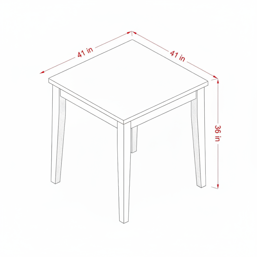 3-Piece Brown Finish Solid Wood Top Counter Height Dining Table Set